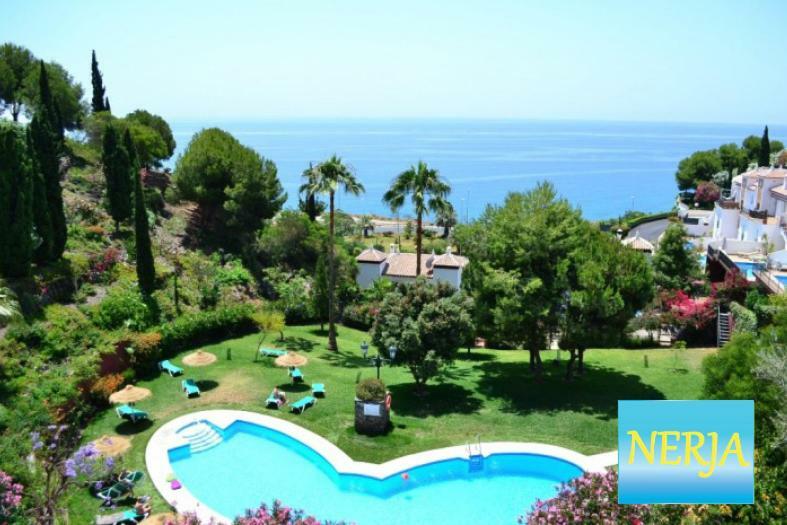 Apartamento con espectaculares vistas al mar. Apartamento Nerja Exterior foto
